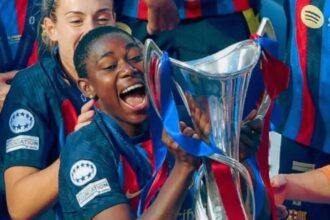 Oshoala wins UEFA Women's Champions League