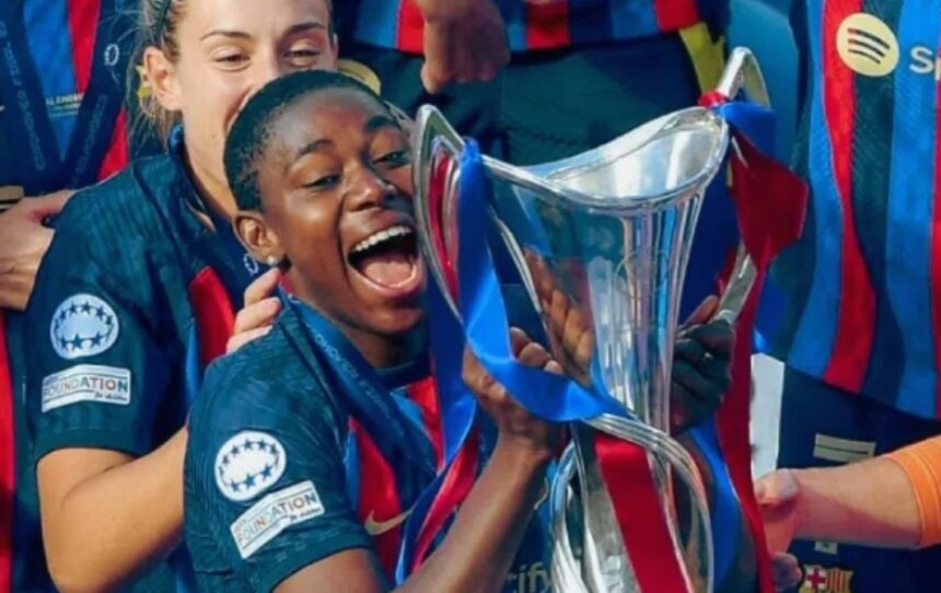 Oshoala wins UEFA Women's Champions League