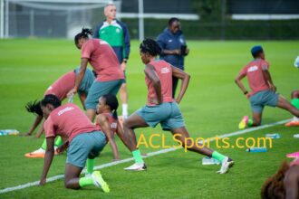 Falcons prepare for England vs Nigeria