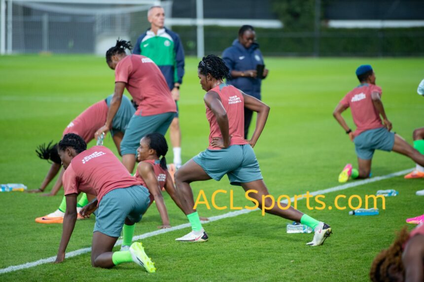 Falcons prepare for England vs Nigeria